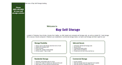 Desktop Screenshot of bayselfstorage.ca